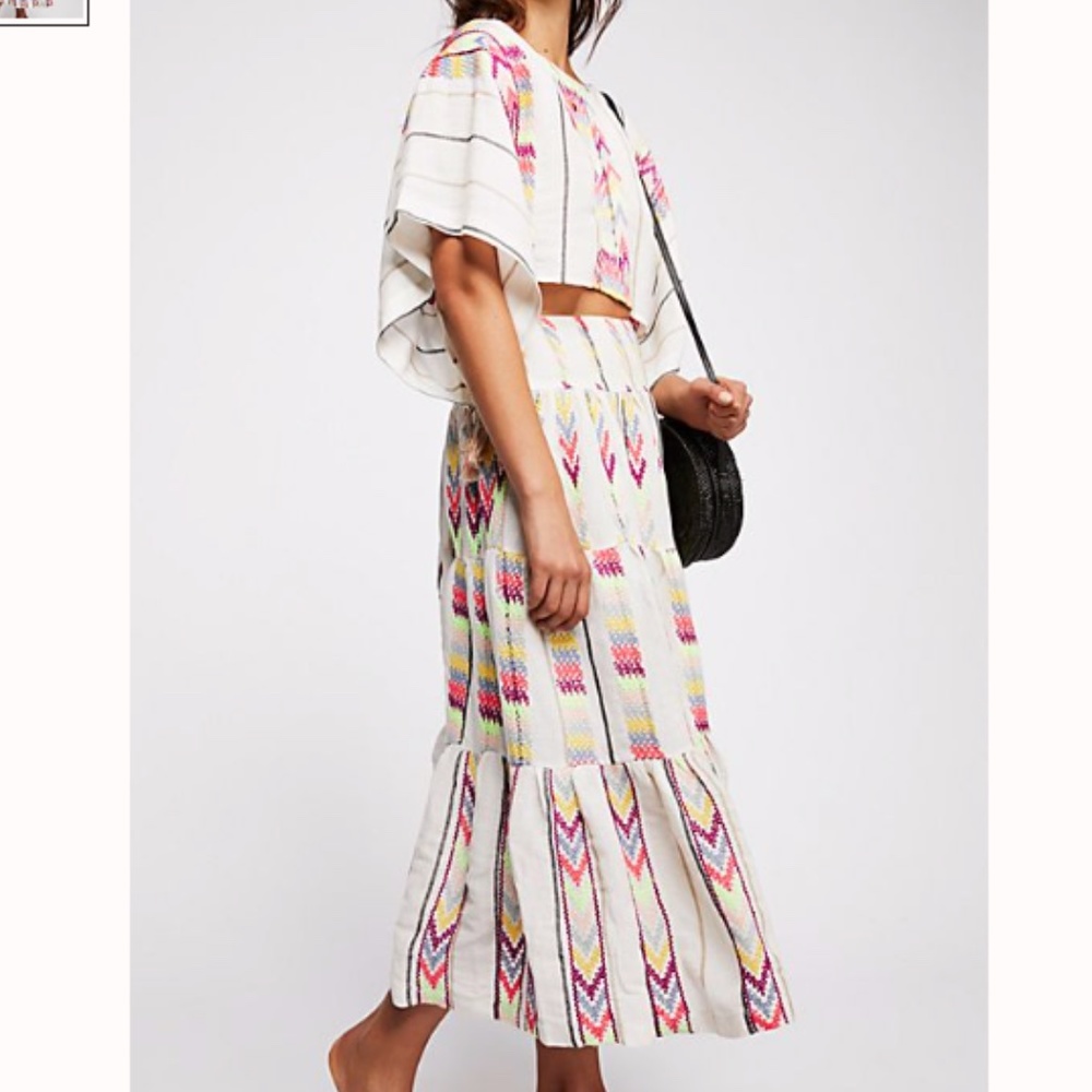 Free People, Don't Kill My Vibe Set, Top and Skirt